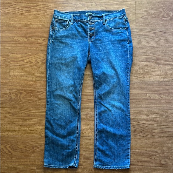 Old Navy Denim - Old Navy Women's Flare Ankle Blue Jeans
